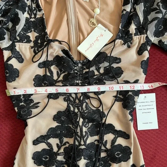 Free People Temecula Long Sleeve Bodysuit For Love & Lemons - Picture 8 of 10